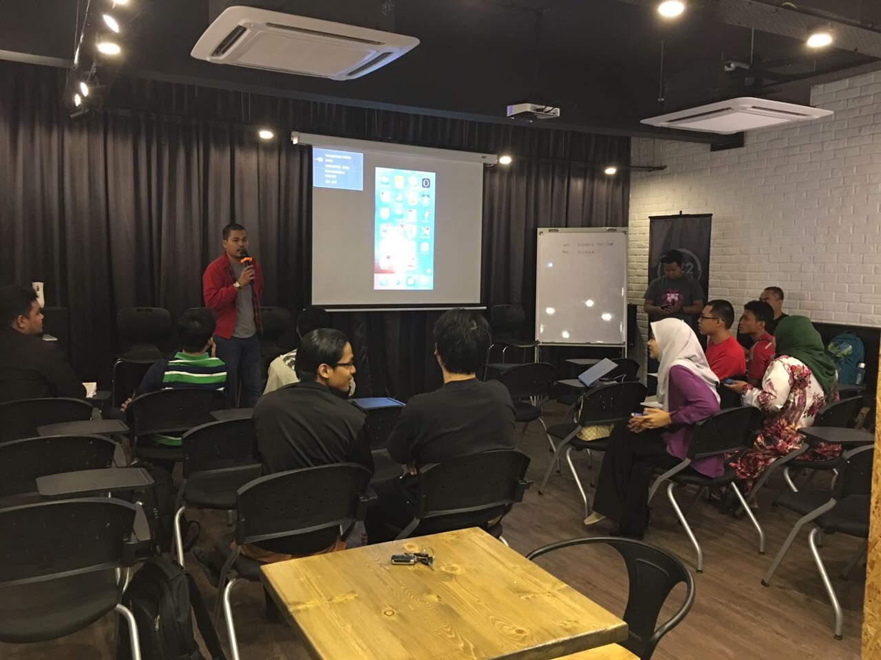 Afiq Arbae at a media, workshop or corporate engagement 12